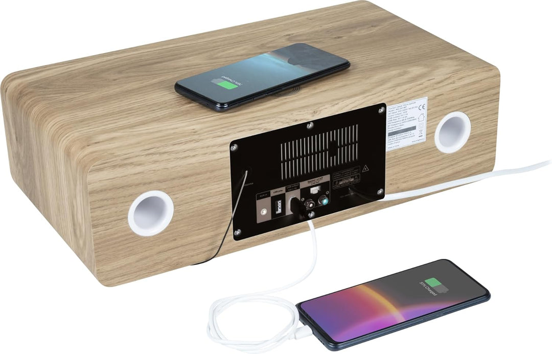 Micro-chaîne Bluetooth - THOMSON - CD/MP3/USB/Radio FM/DAB+ - 75W - Affichage LCD - Télécommande