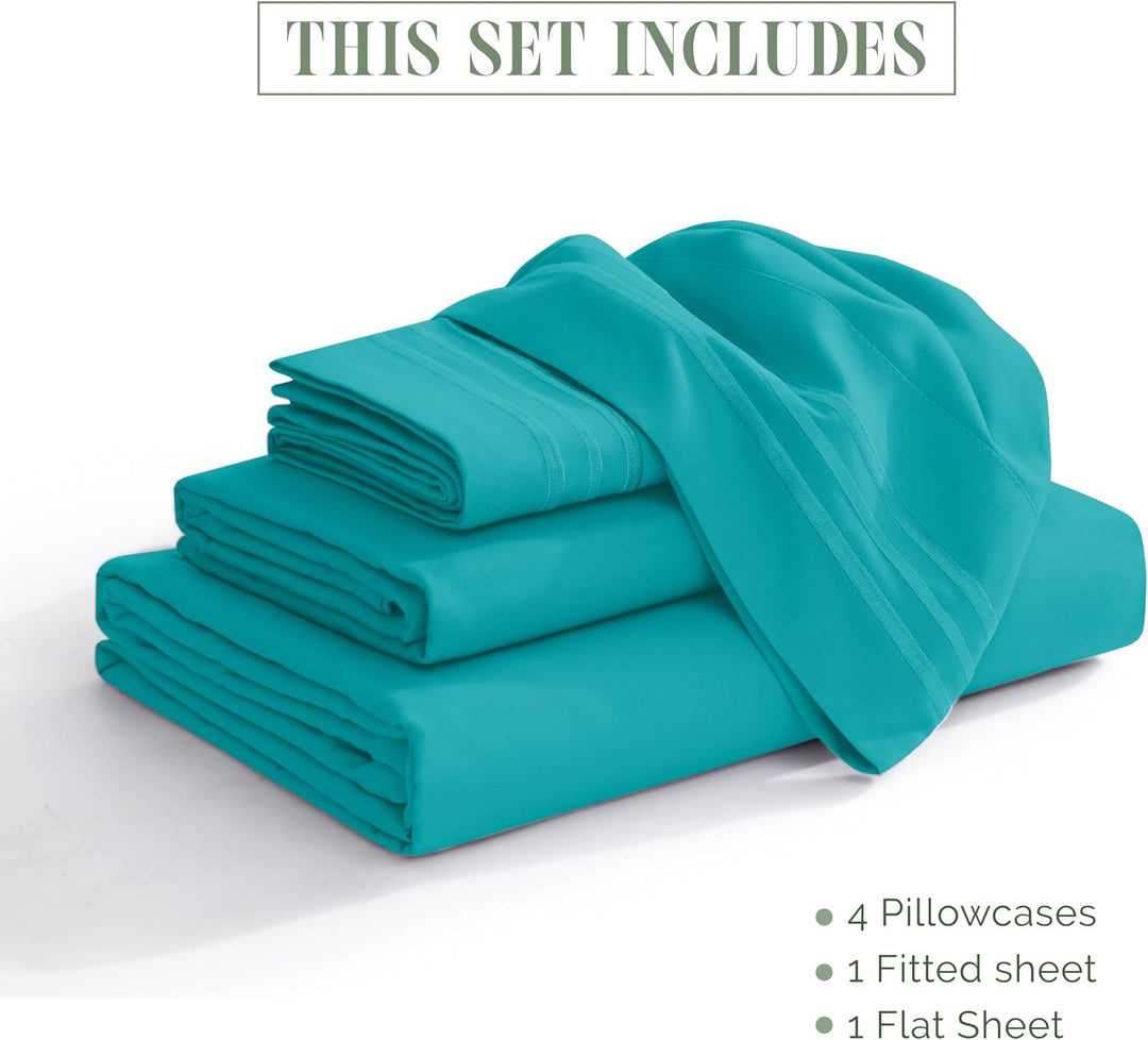 Elegant Comfort Bettwäsche-Set, luxuriös, weich, Fadenzahl 1500, ägyptische Qualität, Knitter- und l
