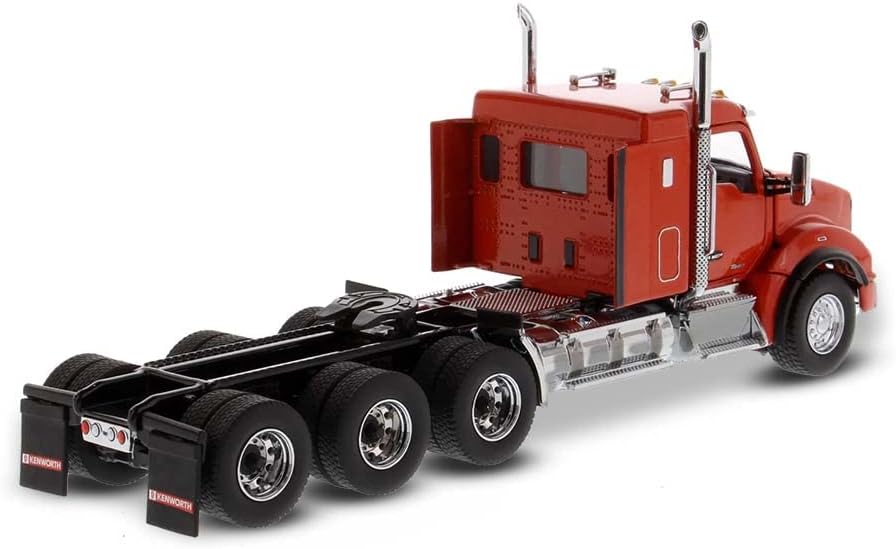 Diecast Masters Kenworth T880 SBFA Pusher-Axle Tandem Tractor - Red