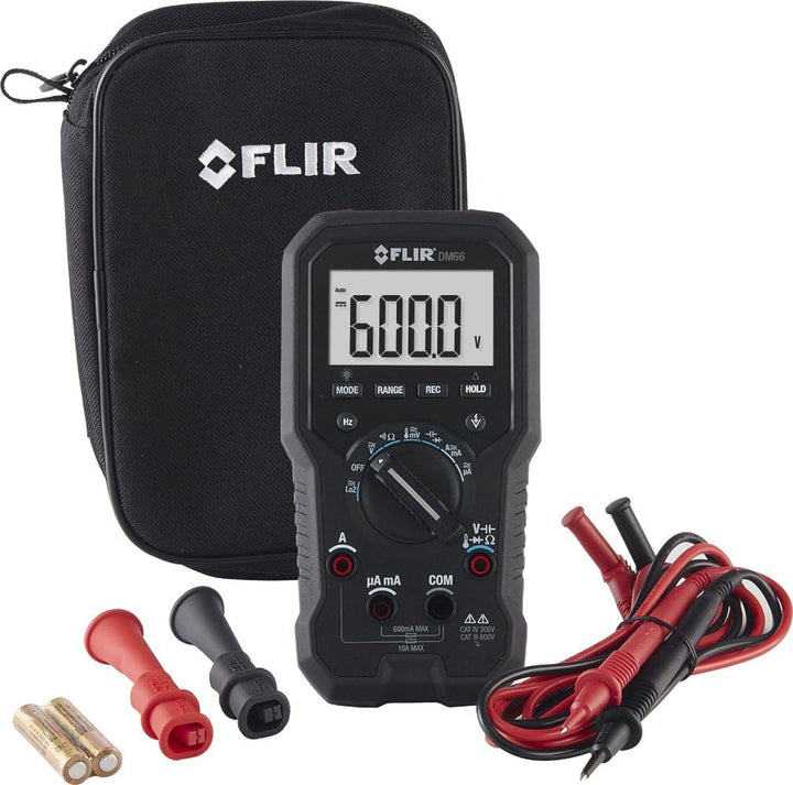 FLIR DM66 TRMS Multimeter mit VFD-Modus für Elektriker und Monteure