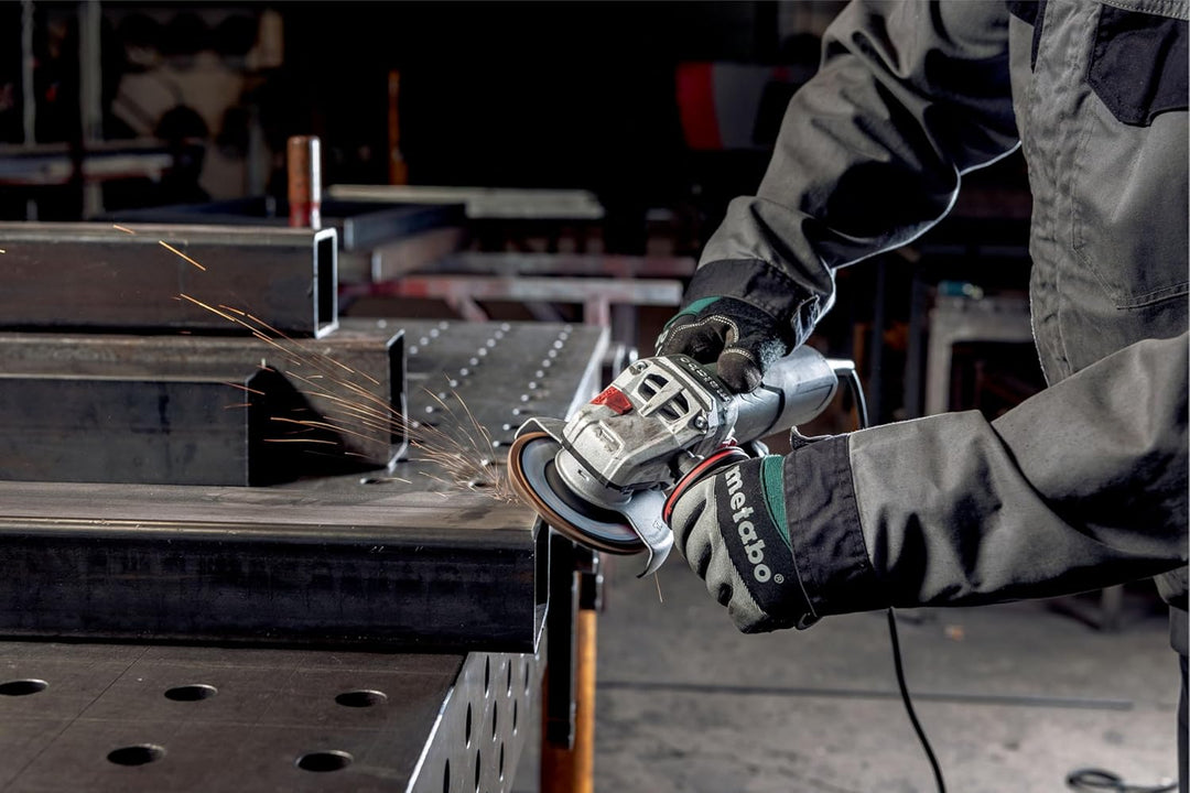 metabo Winkelschleifer W 11-125 Quick - 1100 W, Ø 125mm, 11.000 U/min, 3,2 Nm Drehmoment - Kompakt &