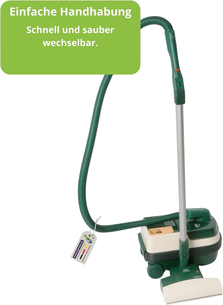8 hochwertige Staubsaugerbeutel plus Filter passend für Vorwerk Tiger 250 251 252 - Inlusive Motorsc