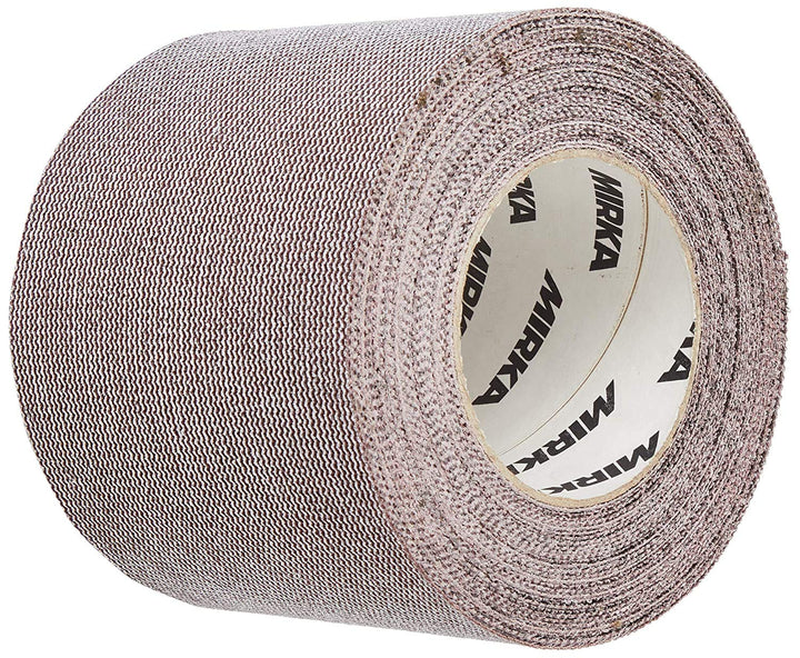 Mirka Abranet Netz-Schleifrolle 115 mm x 10 m Klett / Korn P100 / 1 Rolle / zum Schleifen von Holz,