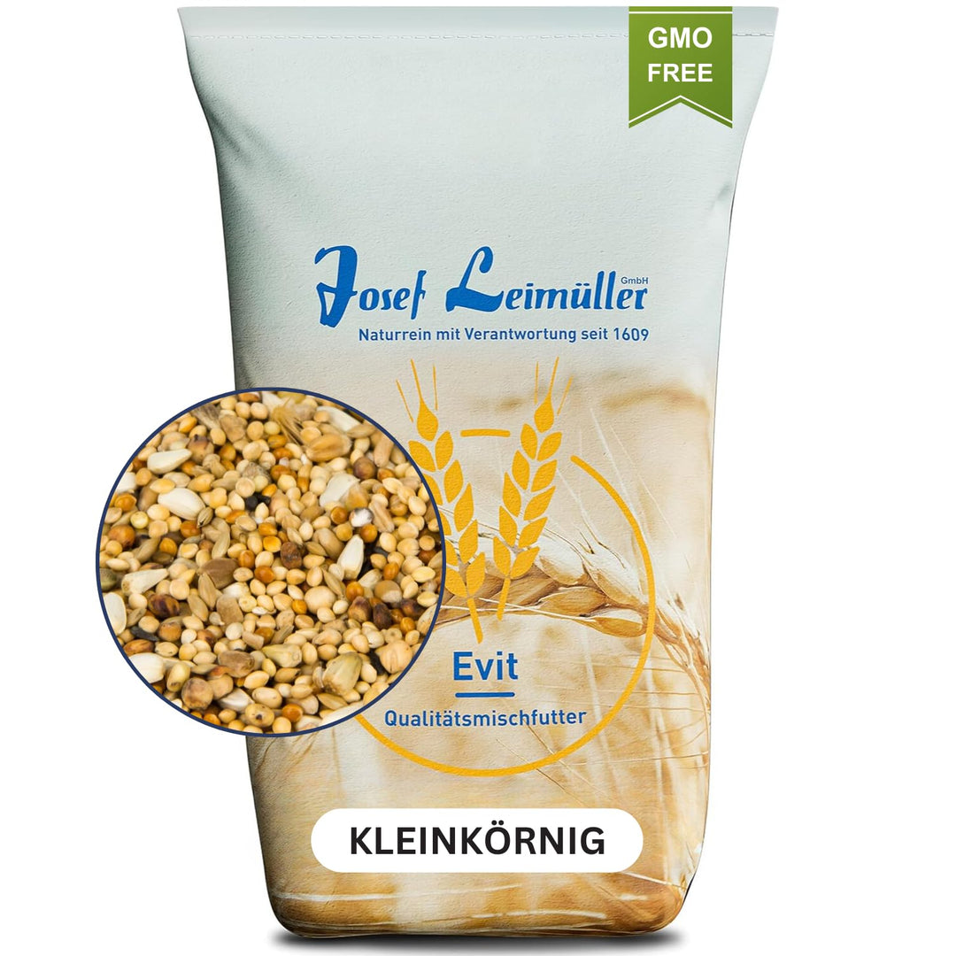 Leimüller Taubenfutter kleinkörnig ohne Erbsen & Mais 25 kg - Artgerechtes Futter ohne GVO und Staub