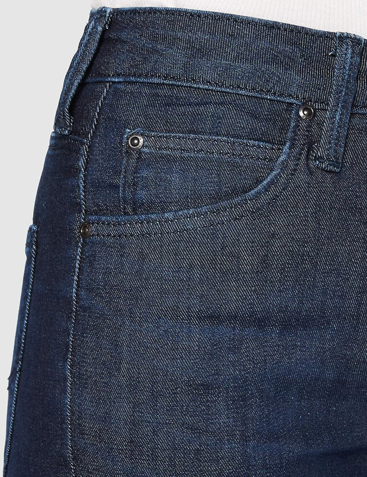 Lee Jeans Damen Skinny Jeans Scarlett Stretch Deluxe 27W / 35L Blau (Dark Salida Kc), 27W / 35L Blau