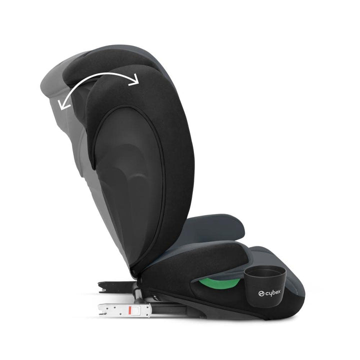 CYBEX Silver Autositz Solution B2 i-Fix, Inkl. Getränkehalter, Für Autos mit und ohne ISOFIX, Ab ca.