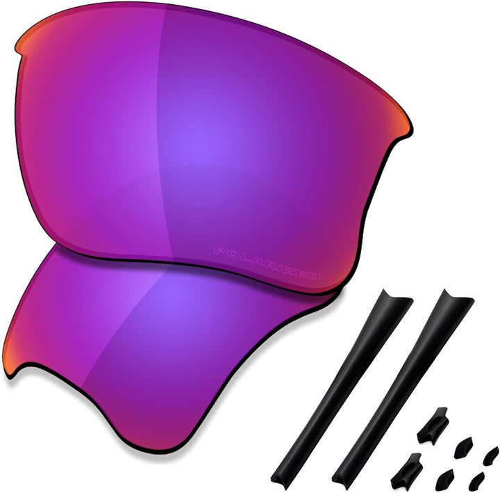 Saucer Premium-Ersatzgläser und Gummi-Kits für Oakley Flak Jacket XLJ OO9009 Sonnenbrillen High Defe