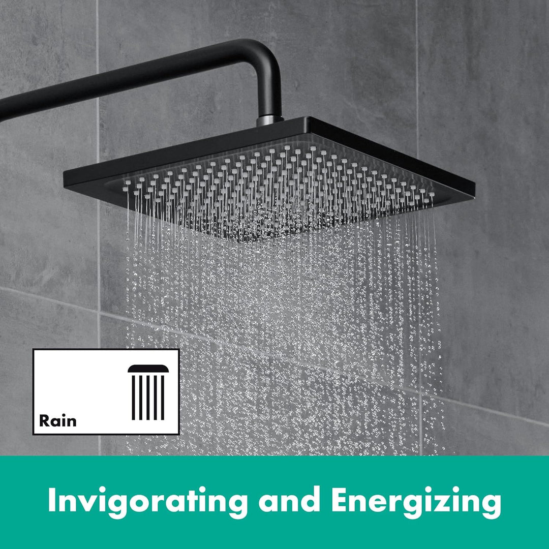 hansgrohe Vernis Shape - Kopfbrause, eckige Duschbrause (230 x 170 mm), Regendusche mit 1 Strahlart