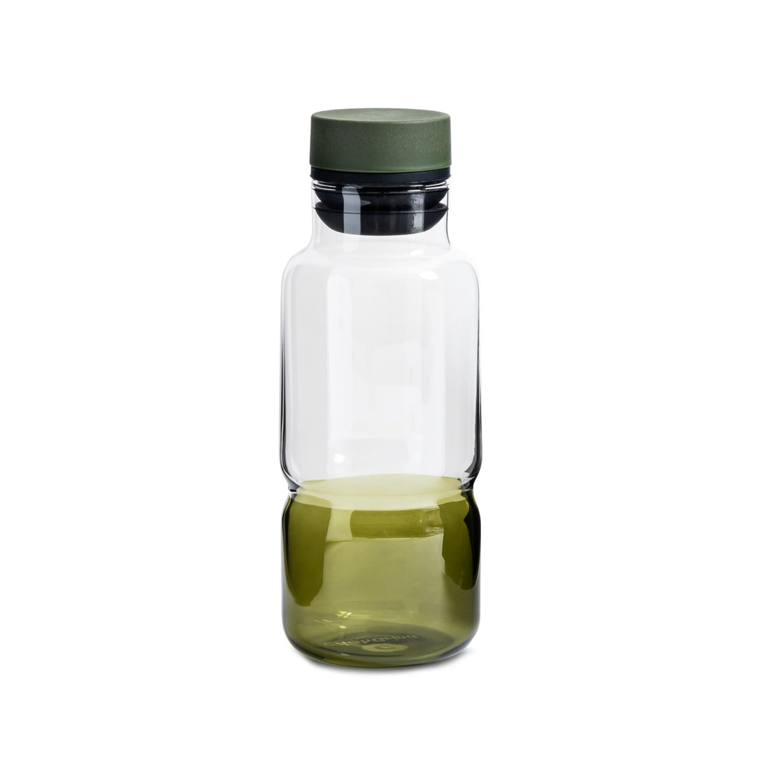 Crushgrind Billund Oil & Vinegar - Essig Öl Flasche Grün | Olivenölflasche aus Borasilkatglas mit Si