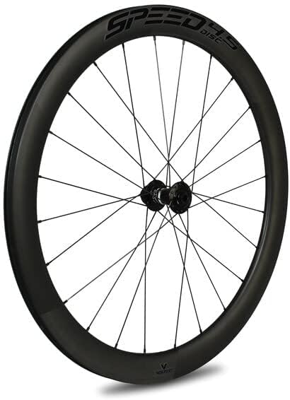 Veltec Unisex – Erwachsene Laufradsatz Speed 4.5 18mm SR Disc Schimano 12x100/12x142, schwarz/schwar