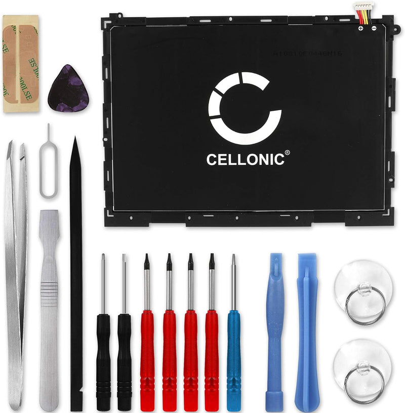 CELLONIC® Ersatz Akku EB-BT550ABA für Samsung Galaxy Tab A 9.7 (SM-T550 / SM-T555) 6000mAh + Werkzeu