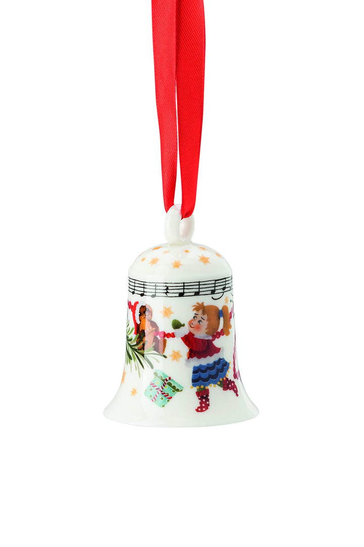 Rosenthal Hutschenreuther Weihnachtslieder 21 'Porzellanglocke - Lasst Uns froh. ' 7 cm
