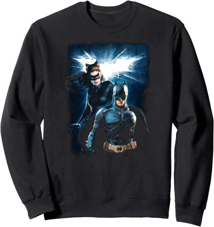Batman Dark Knight Rises Bat & Catwoman Sweatshirt