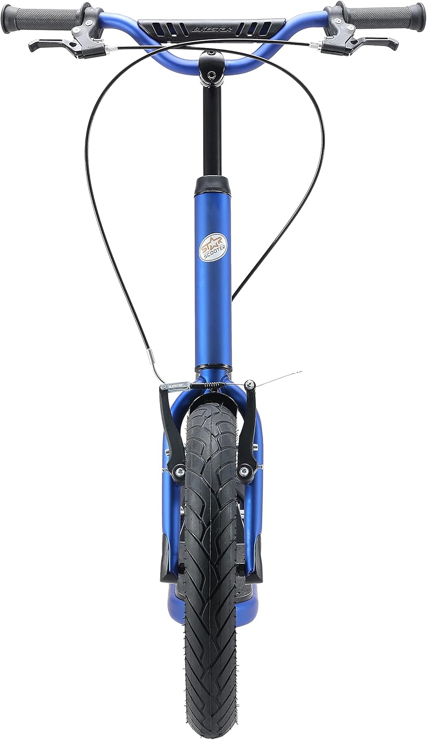 STAR SCOOTER Kinder Tret Roller ab 8 Jahre | City Kick Scooter Luftreifen Höhenverstellbar 16 Zoll N