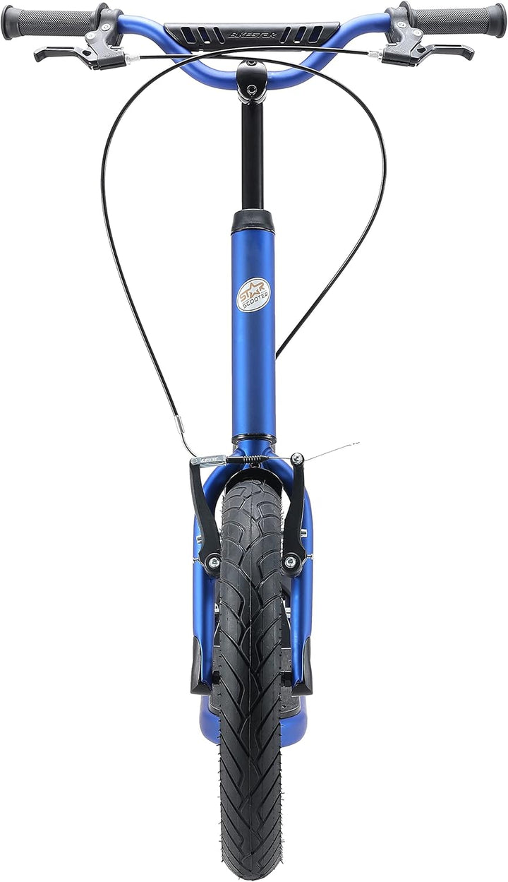 STAR SCOOTER Kinder Tret Roller ab 8 Jahre | City Kick Scooter Luftreifen Höhenverstellbar 16 Zoll N
