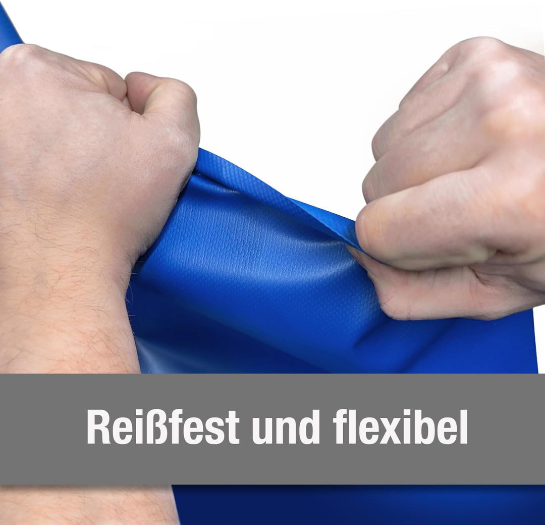 PVC Plane LKW Plane 600g/m² mit Ösen Rundösen Abdeckplane Schutzplane Boot Terrasse Industrieplane m