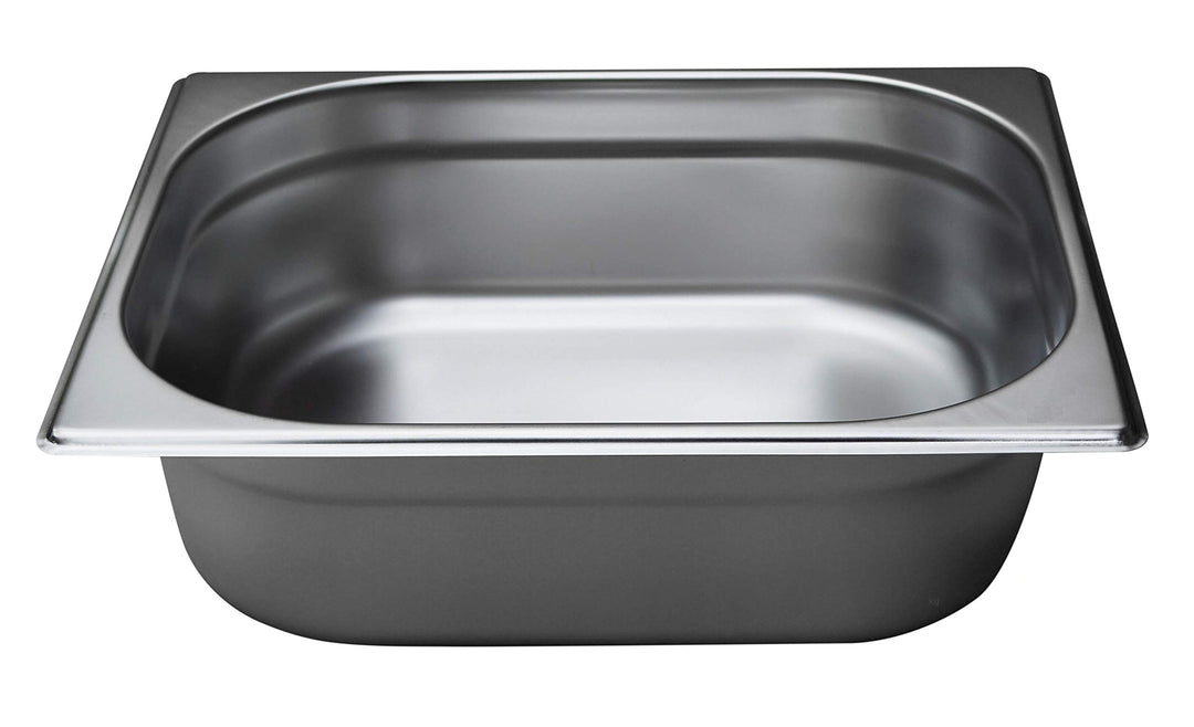 Gastro-Bedarf-Gutheil Gastronormbehälter GN Behälter 1/2 100 mm Tief stapelbar Edelstahl Geeignet fü