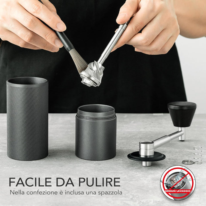 TIMEMORE Chestnut C2 FOLD Kaffeemühle Manuelle, Edelstahl Kaffeemühle mit kegelförmigem Mahlwerk, Ha