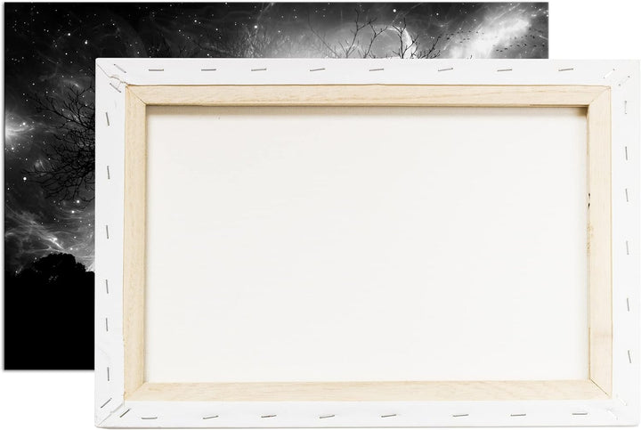 deyoli Fantasie Landschaft einsamer Baum Format: 80x60 Effekt: Schwarz&Weiss als Leinwandbild, Motiv