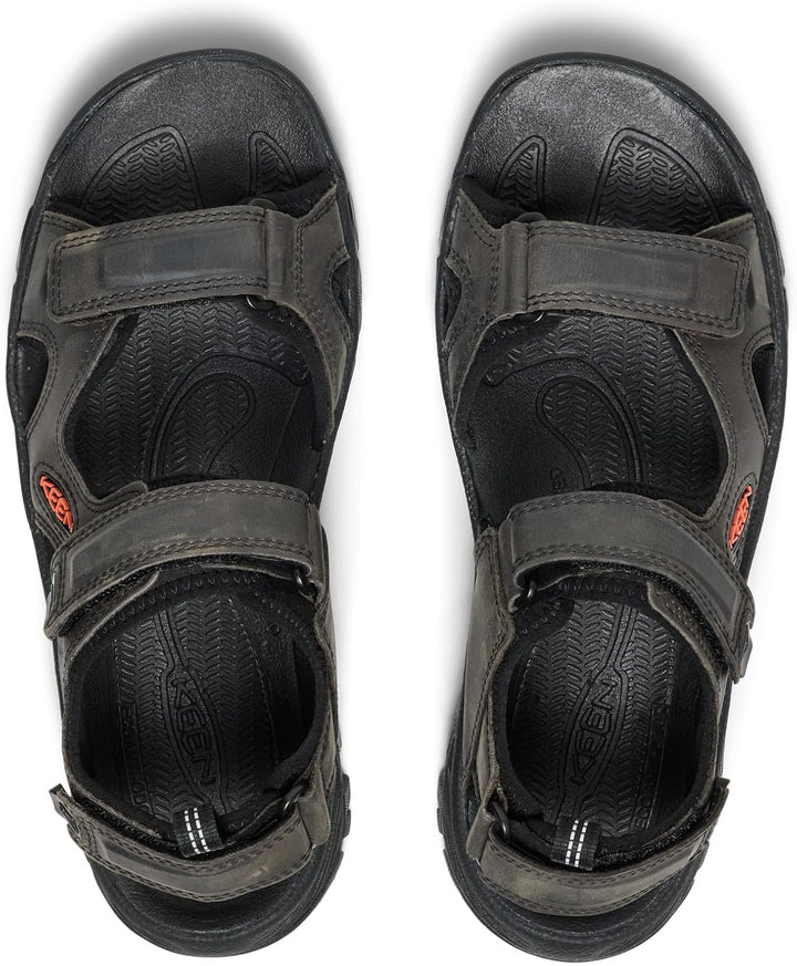 KEEN Herren Targhee 3 Open Toe Sandalen 39.5 EU Grey Black, 39.5 EU Grey Black