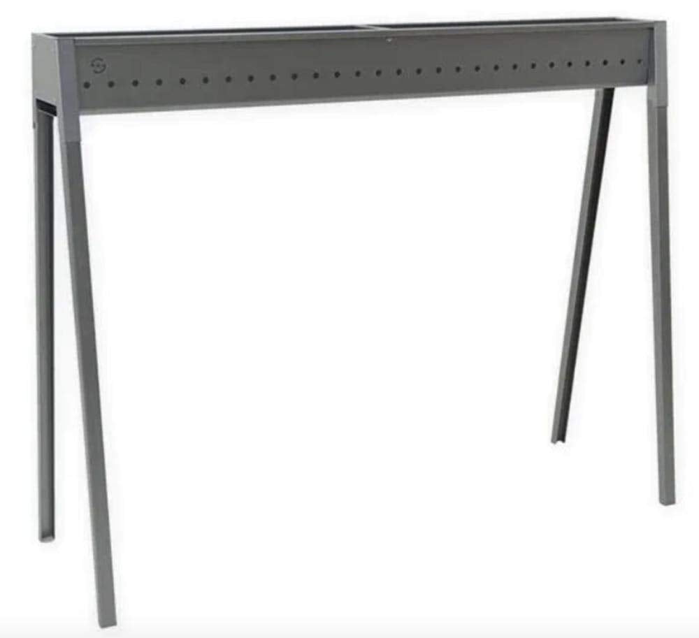 Lisa Kabelkanal mit Holzkohle aus aluminiertem Eisen - Torino 100 cm