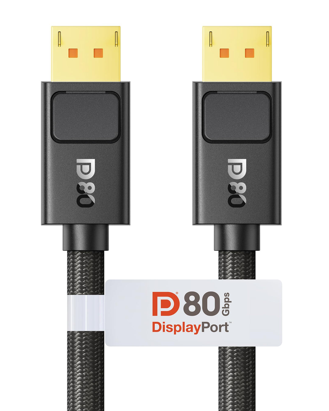 Silkland 80Gbps DisplayPort Kabel 2.1 2M [VESA-Zertifiziert] DP80, [8K@240Hz 4K@540Hz 360Hz 240Hz 18
