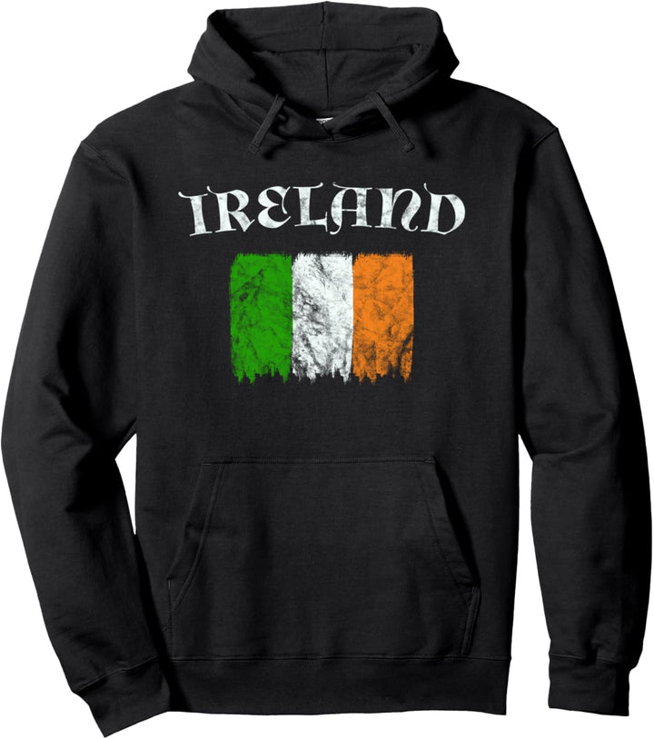 Irische Flagge (Vintage) – Irland Pullover Hoodie