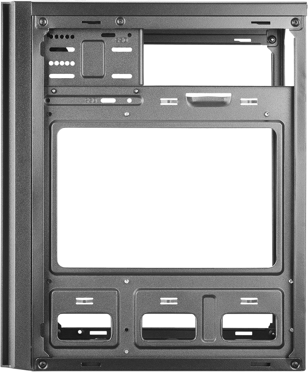Tacens Anima AC6500, Kompaktes Micro ATX PC Gehäuse, Front-Mesh Kühlung, 500W Netzteil, USB 3.0, Sch