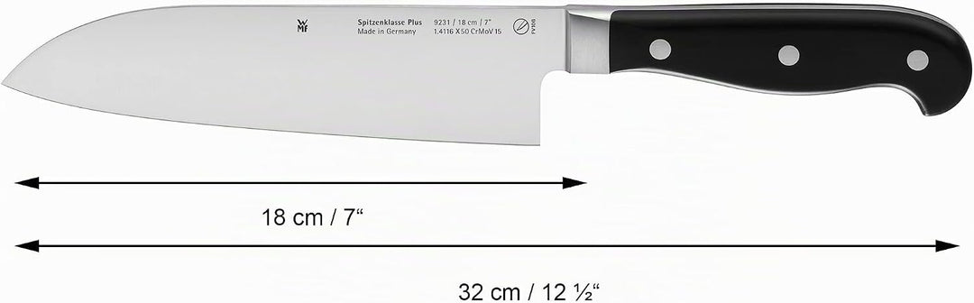 WMF Spitzenklasse Plus Asia Messerset 2teilig, Made in Germany, 2 Messer geschmiedet, Küchenmesser S