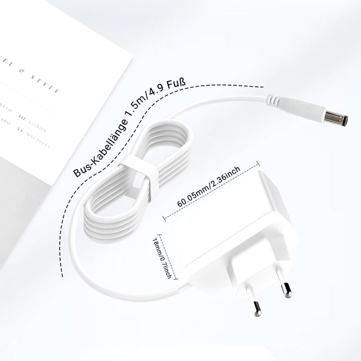 5V 3A Netzteil Etikettendrucker Ladekabel Kompatibel mit Brother Mobiler Scanner ADS-1190,ADS-1200,A