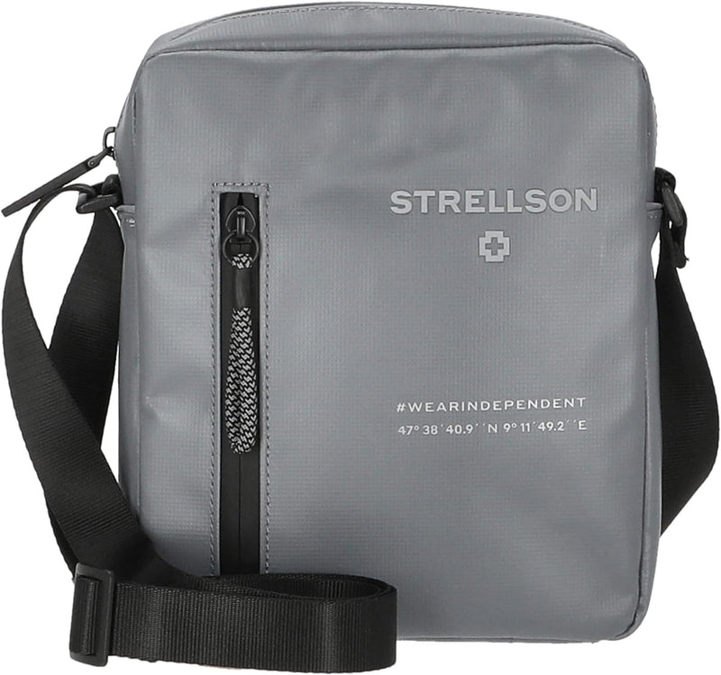 Strellson - stockwell 2.0 marcus Schultertasche für Herren, Umhängetasche für Männer, Grau Farbe:gra