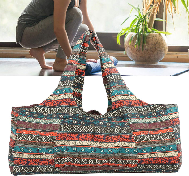 CHICIRIS Yogatasche, Yoga-Mattentasche aus Segeltuch, ökologische Yogatasche, grosse Yoga-Handtasche