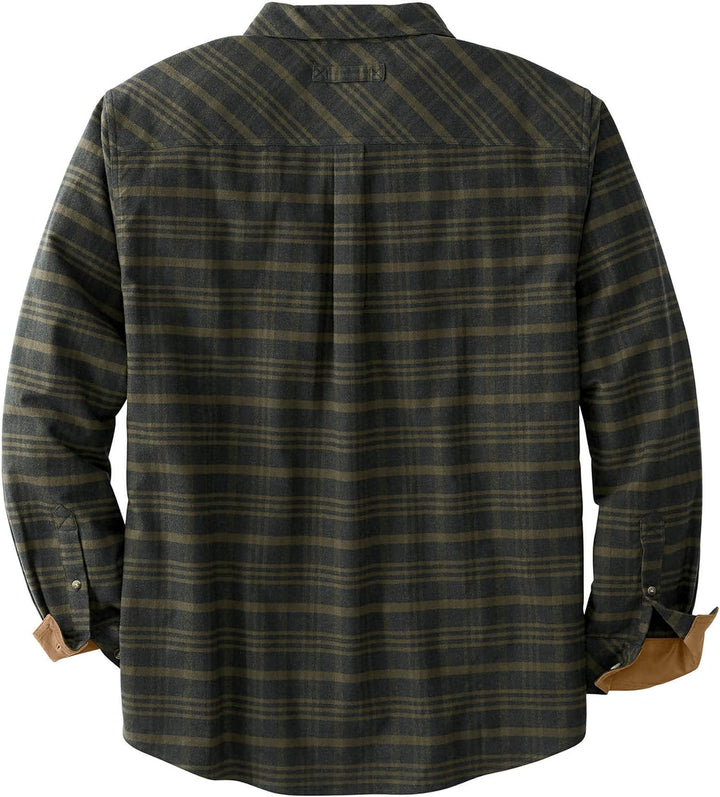 Legendary Whitetails Herren Legendäres Flanellhemd Button-Down-Shirt Large Big Tall Army Melange, L