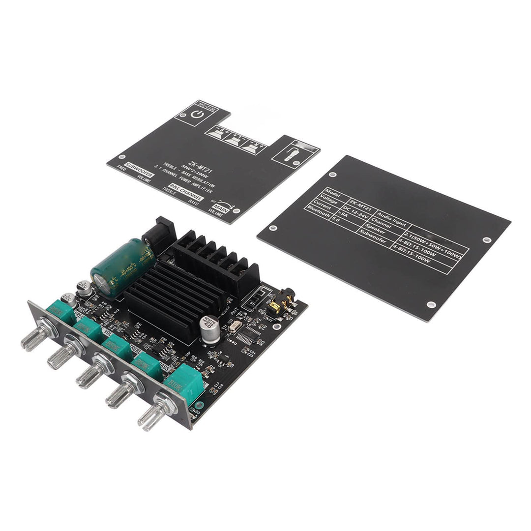 ZK-MT21 Bluetooth-Leistungsverstärkerplatine, 2.1-Kanal DC 12 V Bis 24 V HiFi-DIY-Audio-Leistungsver