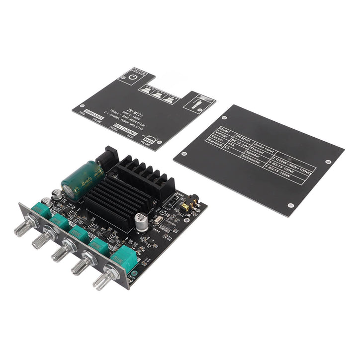 ZK-MT21 Bluetooth-Leistungsverstärkerplatine, 2.1-Kanal DC 12 V Bis 24 V HiFi-DIY-Audio-Leistungsver
