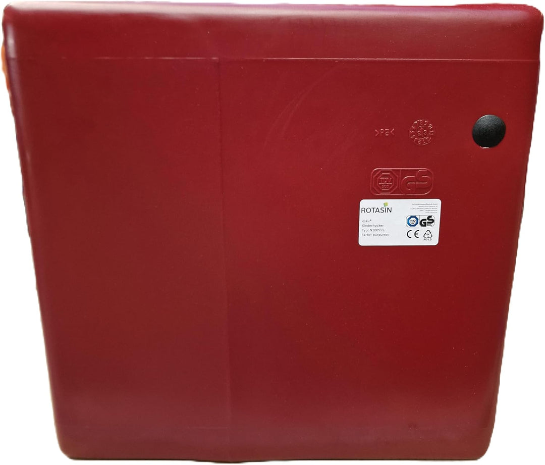 esku DADU Kinderhocker mit DREI Sitzhöhen für Innen- und Aussenbereich | wetterfester Wendehocker fü