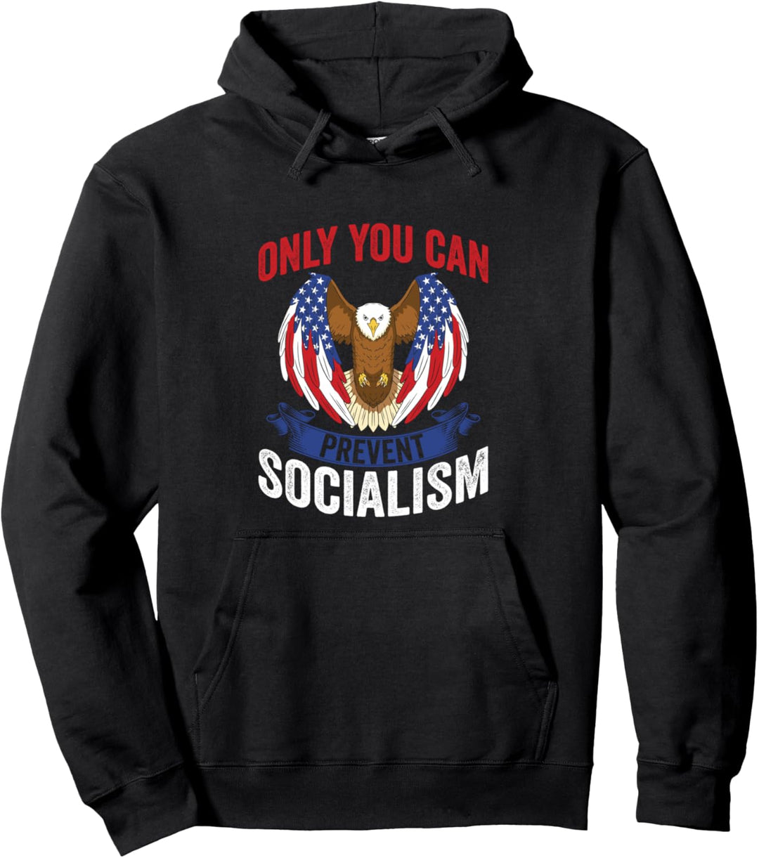 Nur du kannst den Sozialismus verhindern Pullover Hoodie