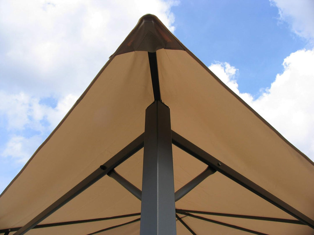 QUICK STAR Set Ersatzdach und 2 Seitenteile für Garten Pavillon 3x3m Sand Antik Pavillondach Ersatzb