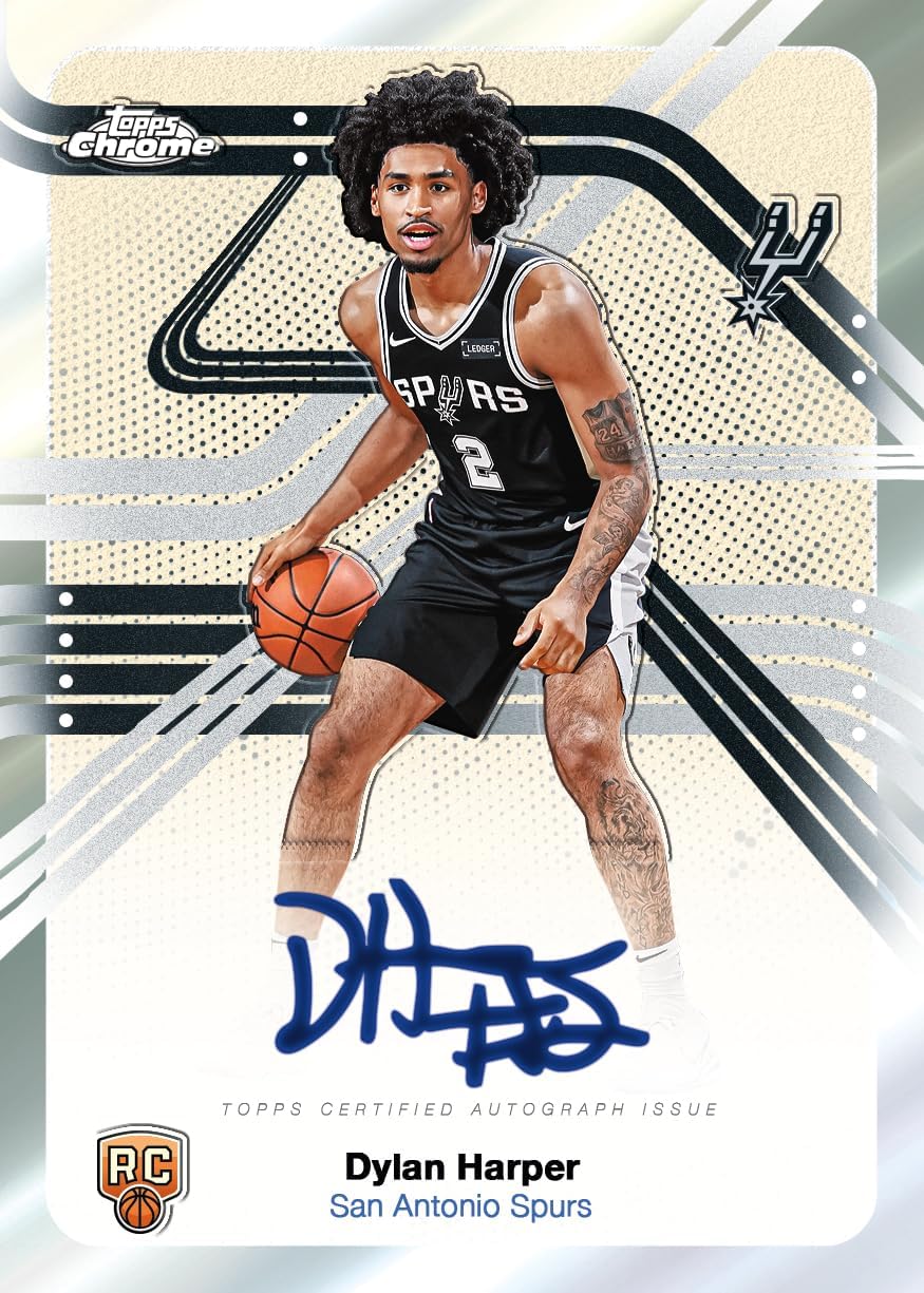 2025-26 Topps Chrome Basketball – Vorteilsbox (4 Karten pro Packung, 7 Packungen pro Box)