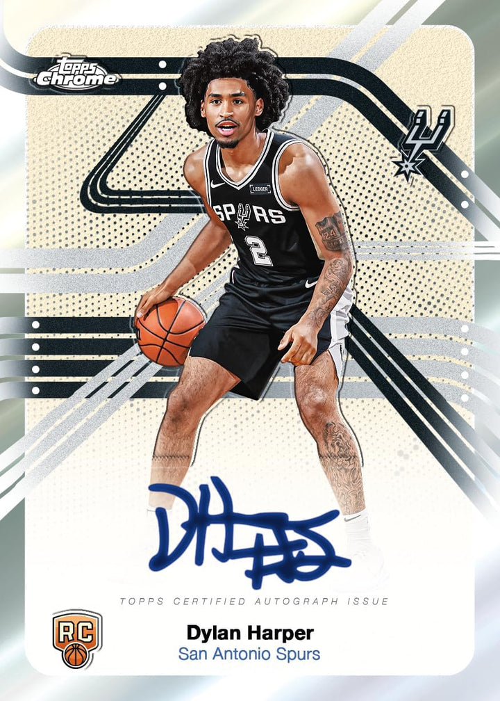 2025-26 Topps Chrome Basketball – Vorteilsbox (4 Karten pro Packung, 7 Packungen pro Box)