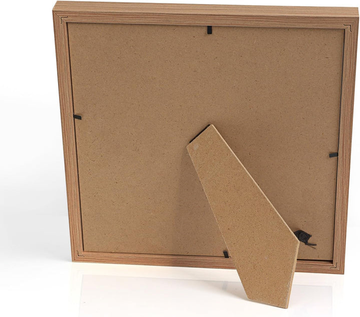 MUZIRI KINOKOO Bilderrahmen mit Standfuss （27.5 * 27.5 cm, Kann Aufgehängt Oder Tischplatte,Kompatib