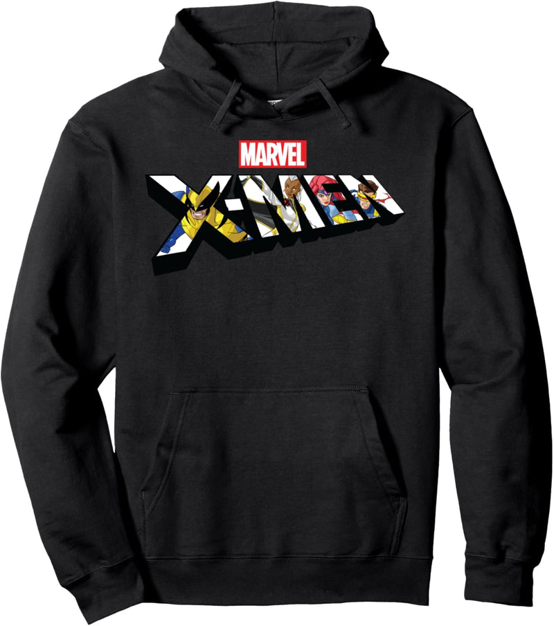 Marvel X-Men Character Fill Logo Pullover Hoodie