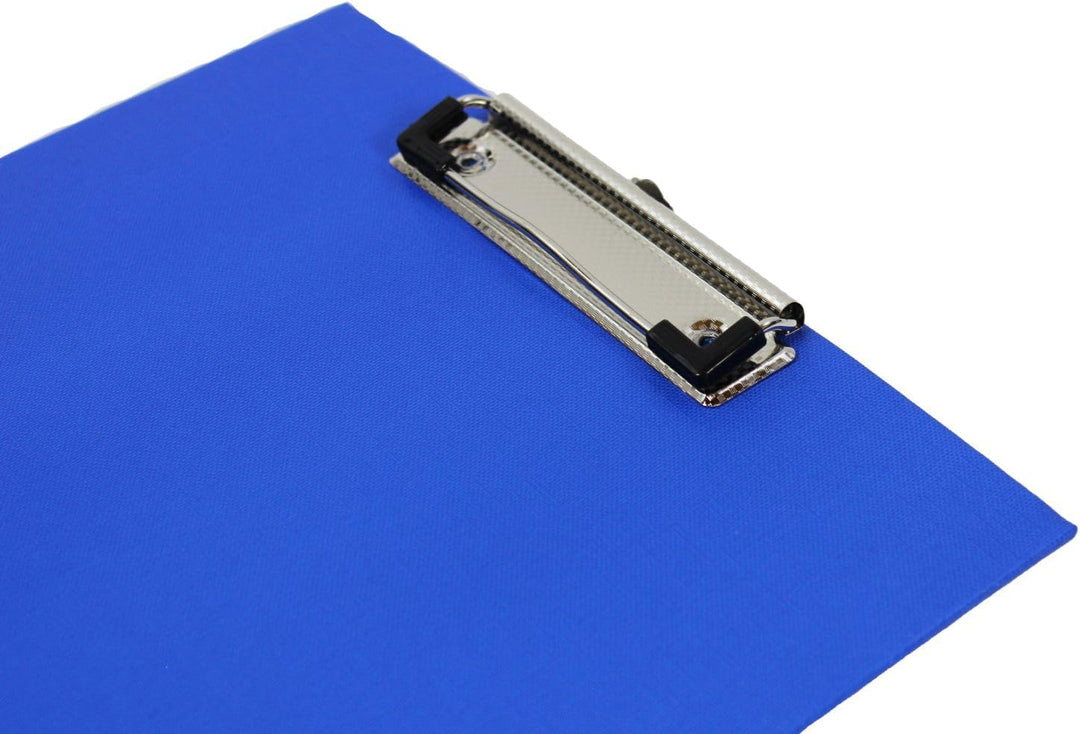 Klemmbrett/Schreibplatte/Klemmplatte A4 economy aus Graupappe, mit PVC-Folien-Überzug, mit Drahtbüge