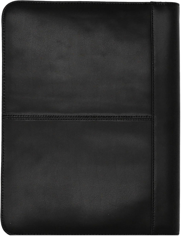 Dermata Schreibmappe A4 aus Rindleder 36,5 cm schwarz