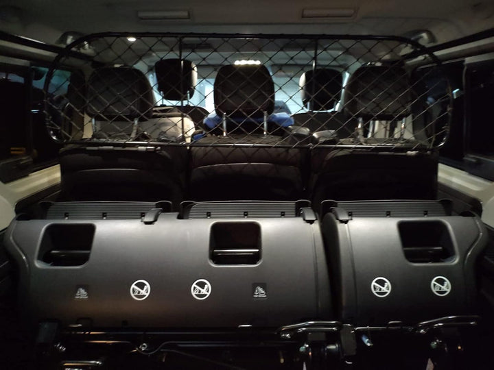 ERGOTECH Trennnetz Trenngitter für OPEL Vivaro, RDA100-XL16, für Hunde und Gepäck