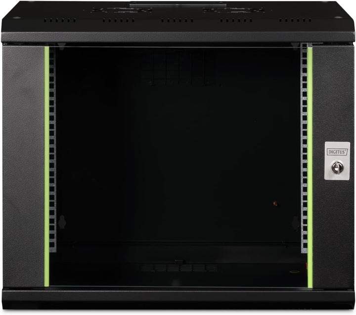 DIGITUS Netzwerk-Schrank 19 zoll 9 HE - Wandmontage - 450 mm Tiefe - Traglast 100 kg - Unique Serie