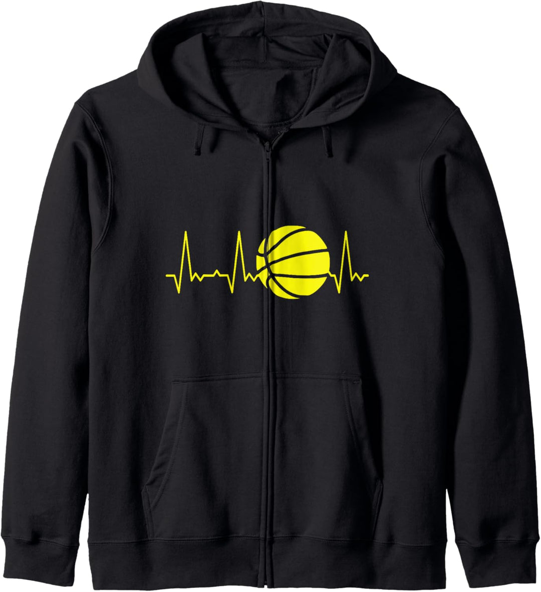Herzschlag Basketball Kapuzenjacke