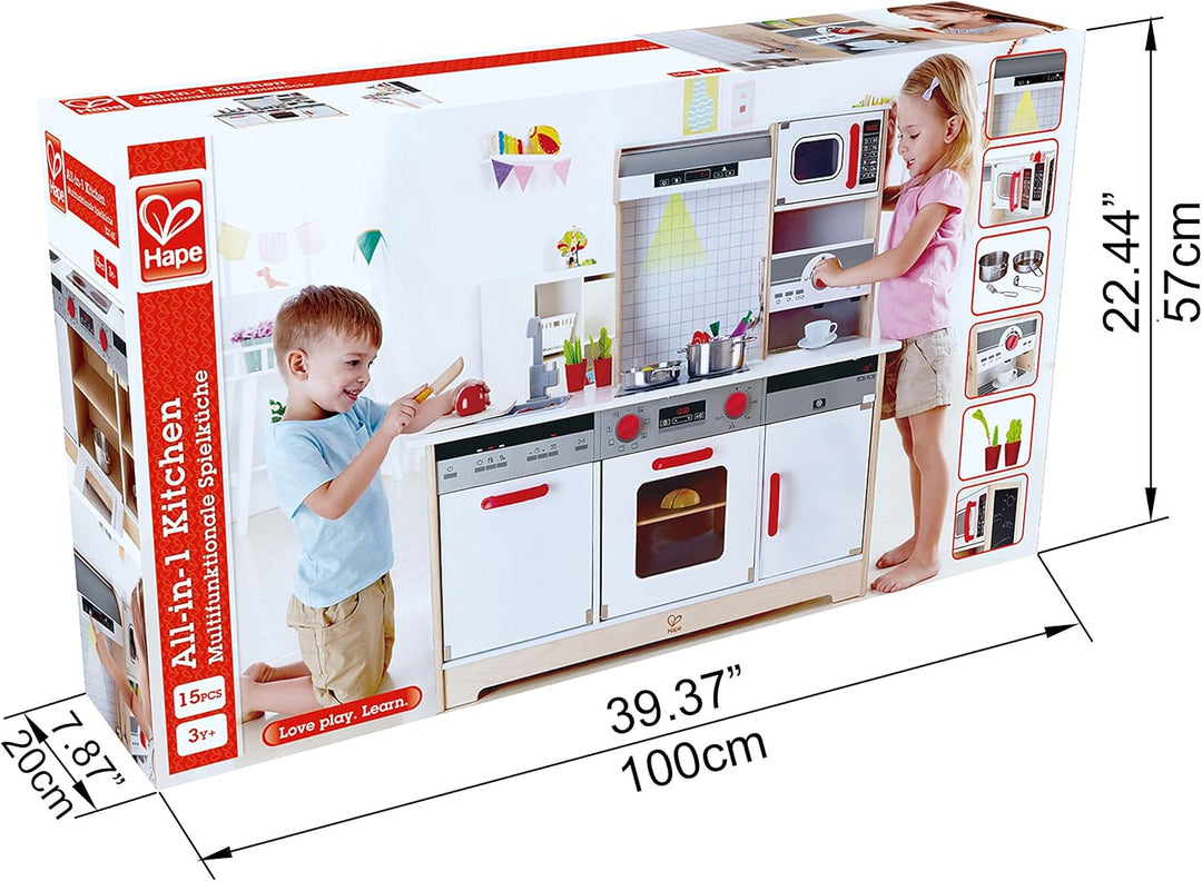 Hape Multifunktionale Spielküche von Hape | Küchen-Rollenspiel Spielset für Kinder ab drei Jahren, 2