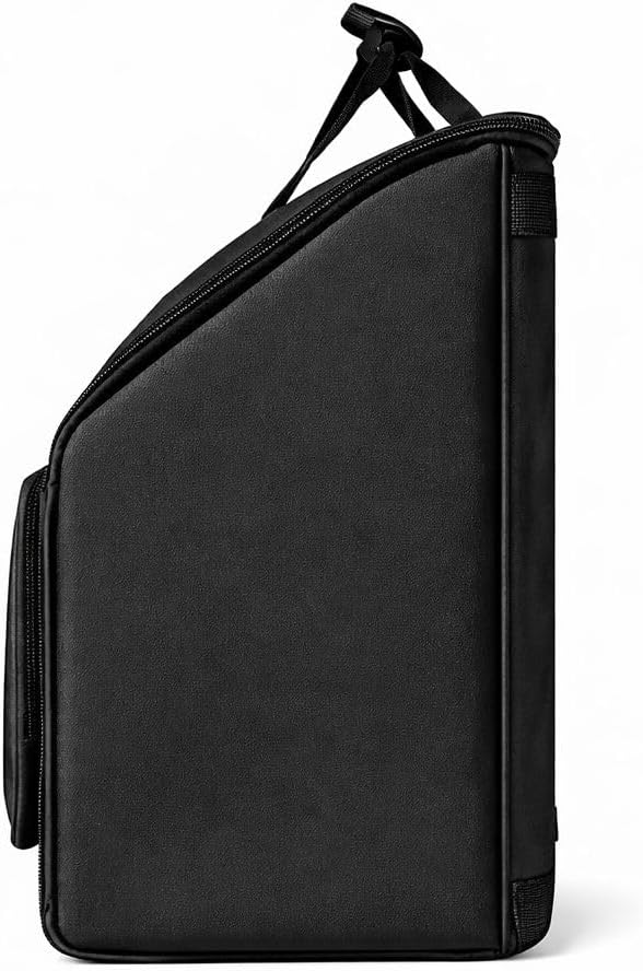 Generisch Knopfakkordeon Tasche 120 Bässe Rucksack Deluxe-PRO schwarz