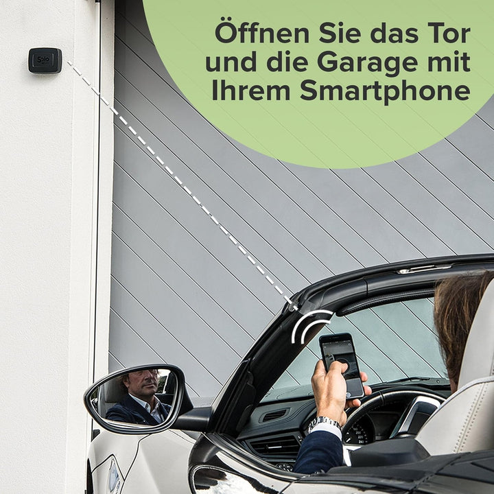 1Control 2ª GEN, Drahtloser Bluetooth Toröffner, Garagentoröffner für Mobiltelefon zum Öffnen von To